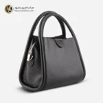 کیف دستی چرم طبیعی مشکی زنانه