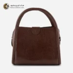 کیف دستی چرم طبیعی قهوه ای زنانه