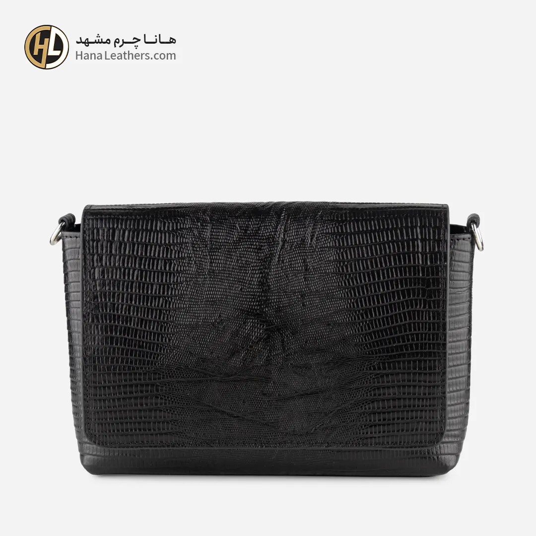 کیف دوشی چرم طبیعی زنانه مشکی