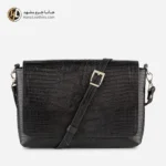 کیف دوشی چرم مشکی